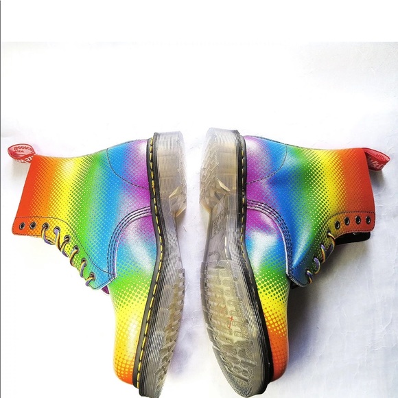 🔥DR MARTENS RAINBOW PASCAL PRIDE UNISEX NWT - Picture 5 of 14